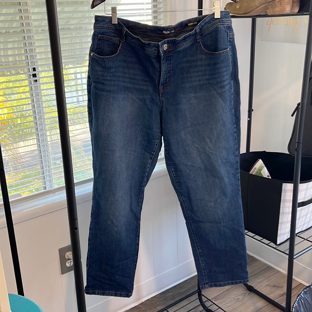 Style & Co Denim Slim Leg